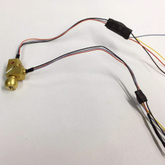 同轴双光束瞄准激光模块850nm 1MW和520nm 5MW用于枪激光景点