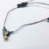 同轴双光束瞄准激光模块635nm和520nm-5MW-5MW用于枪激光瞄准装置